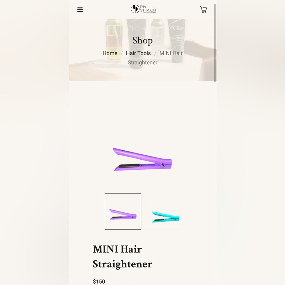 Travel Size Hair Straightener by Pin Straight - Picture 8 of 14